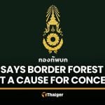 Army monitors Cambodian-side forest fire, says security unaffected | Thaiger