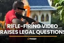 Video of village headman firing rifle at home in Suphan Buri raises legal questions | Thaiger