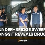 Rangsit mayor leads under-bridge sweep after drug and loitering complaints | Thaiger