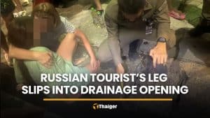 Russian tourist rescued after leg slips into drainage in Phuket | Thaiger