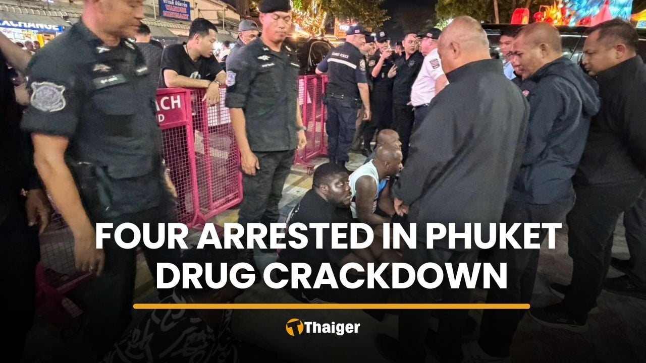 Four arrested as police seize cocaine in Patong and Phuket airport | Thaiger