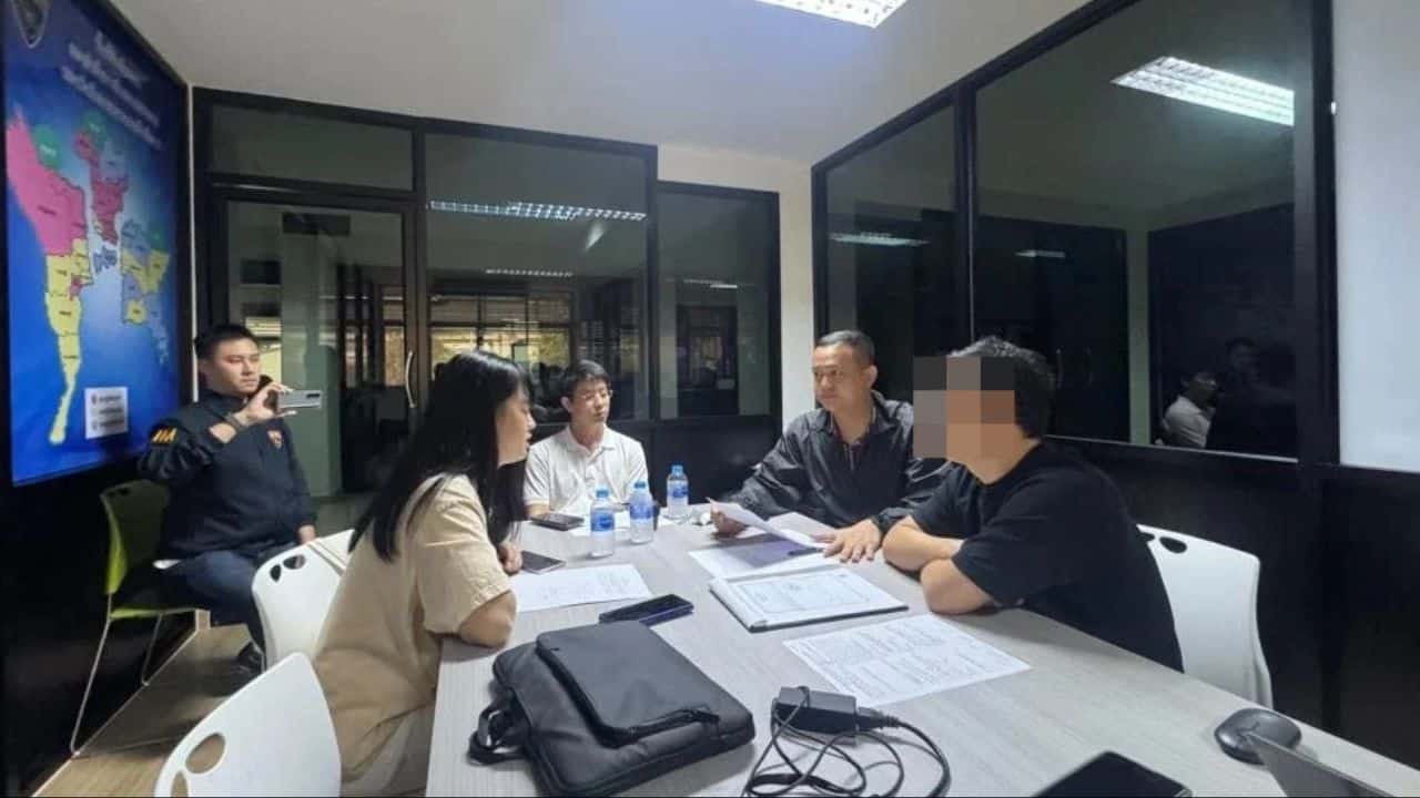Chinese crypto scam suspect arrested in Samut Prakan after fleeing China