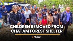 Five children removed from Cha-am forest shelter in welfare check | Thaiger