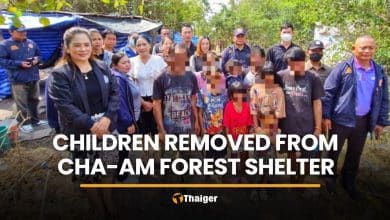 Five children removed from Cha-am forest shelter in welfare check | Thaiger