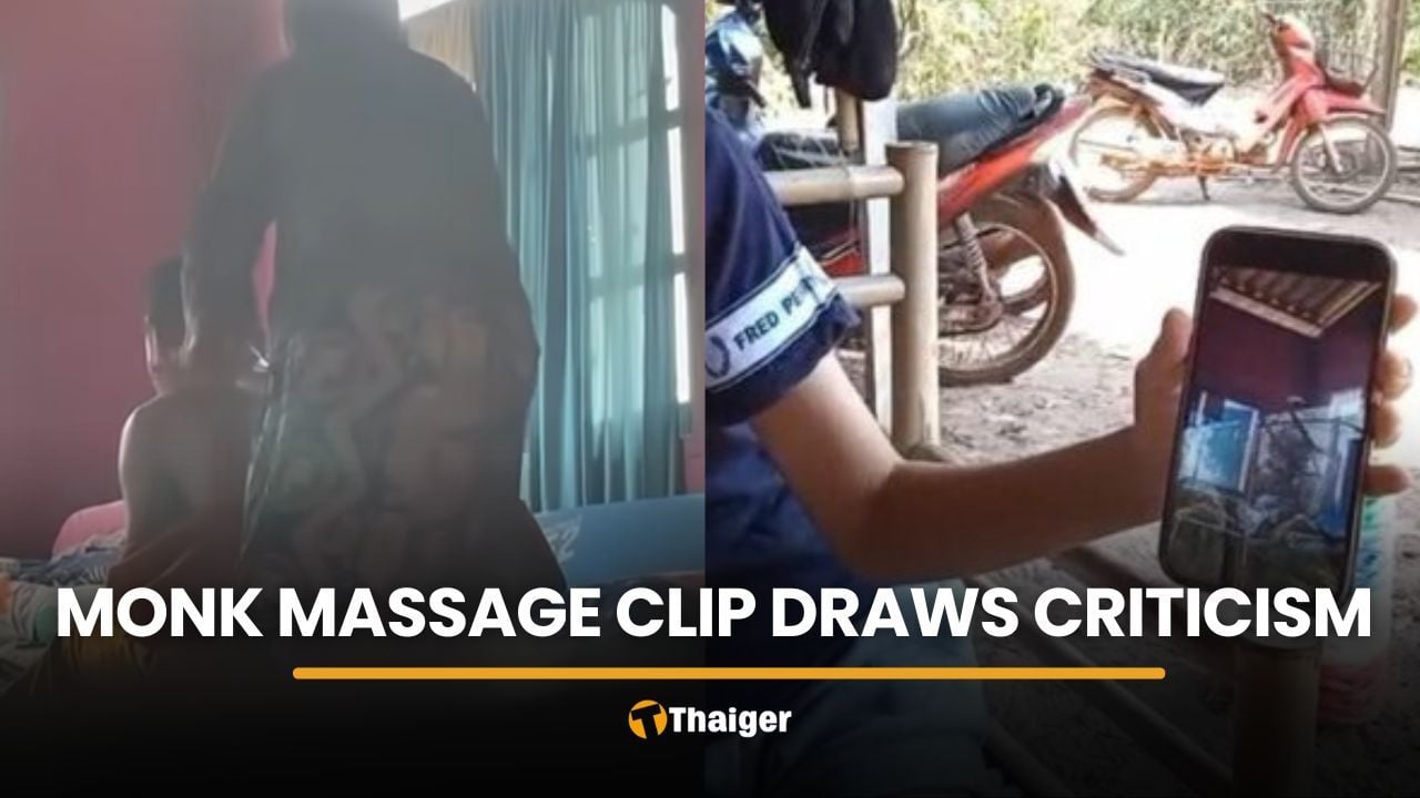 Prachin Buri monk massage clip draws scrutiny as family complains | Thaiger