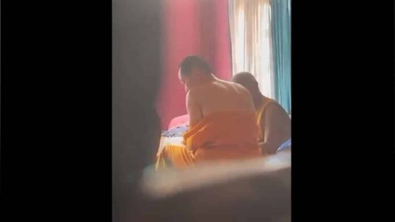Prachin Buri monk massage clip draws scrutiny as family complains