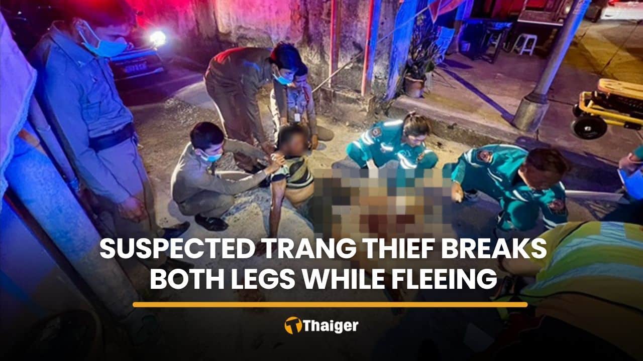 Suspected cable thief breaks both legs after Trang Hospital chase | Thaiger