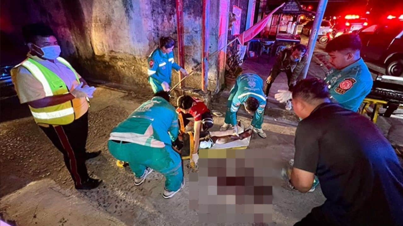 Suspected cable thief breaks both legs after Trang Hospital chase