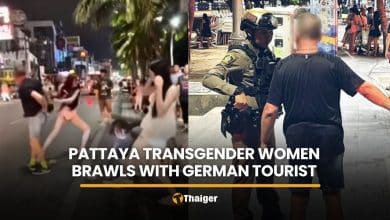 Transgender women filmed brawling with German tourist in Pattaya | Thaiger