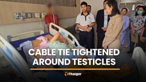 Young boy hospitalised after cable tie tightened around testicles | Thaiger