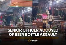 Senior officer accused of hitting woman with bottle in Chaiyaphum | Thaiger