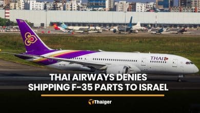 Thai Airways denies shipping F-35 parts to Israel amid protests | Thaiger