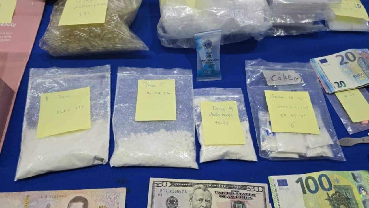 Three foreigners arrested on Koh Pha Ngan in drug crackdown