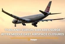Thailand-Europe airfares surge after Middle East airspace closures | Thaiger