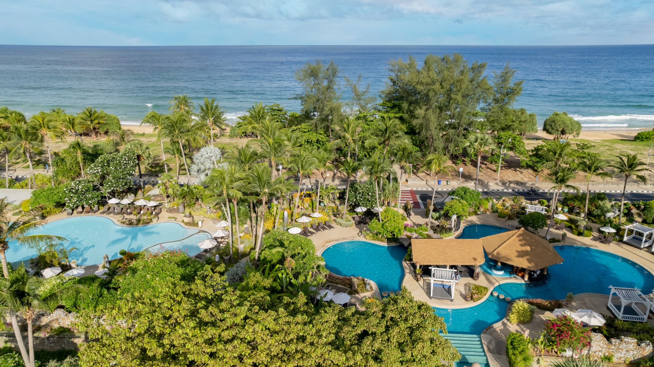 Thavorn Palm Beach Resort features multiple pools, ensuring fun for both children and adults.