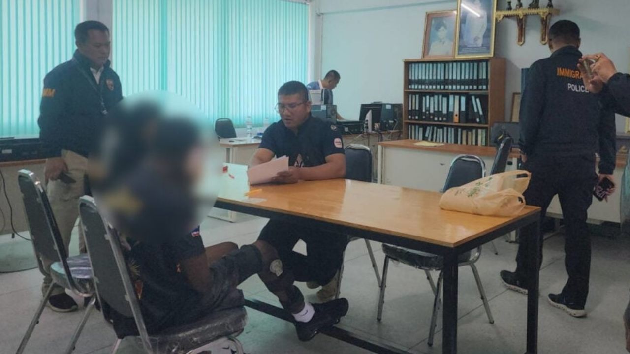 Four foreigners arrested in safe theft in Pattaya