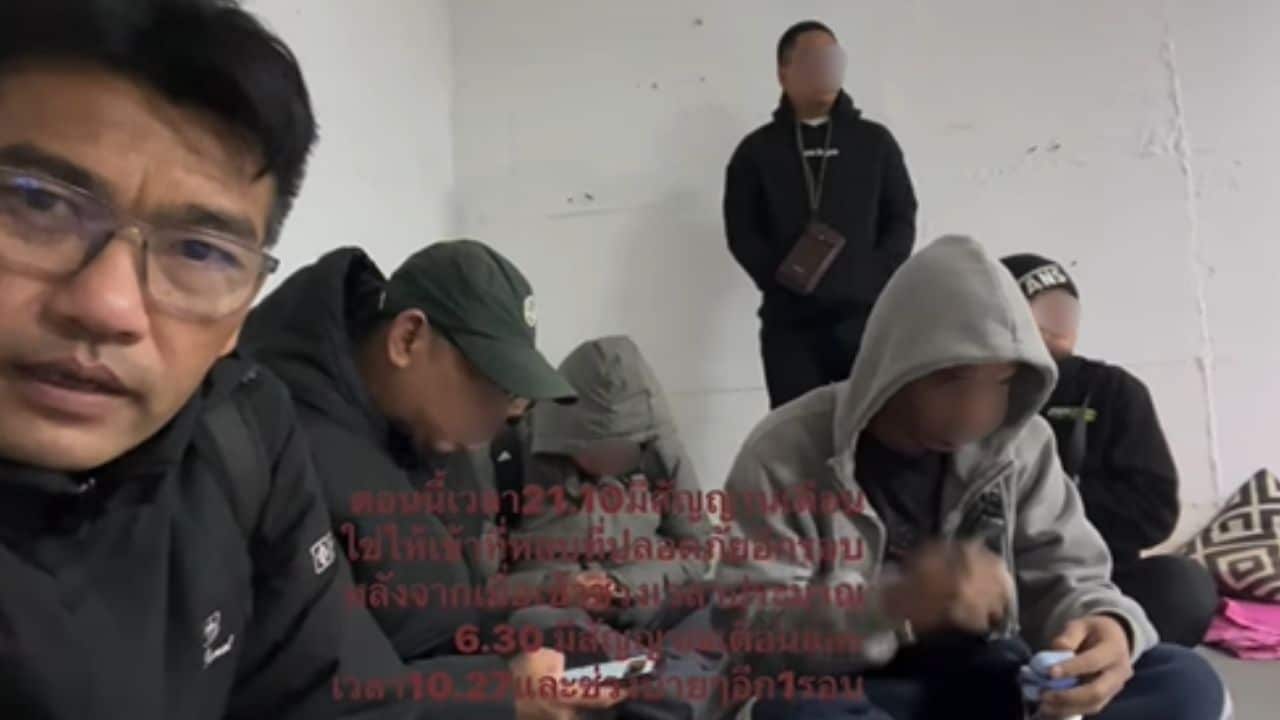 Thai workers in Israel runs to bunker