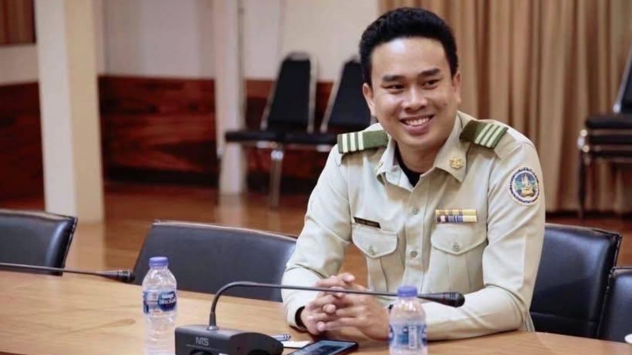 Forest fire control station head shot in Kanchanaburi