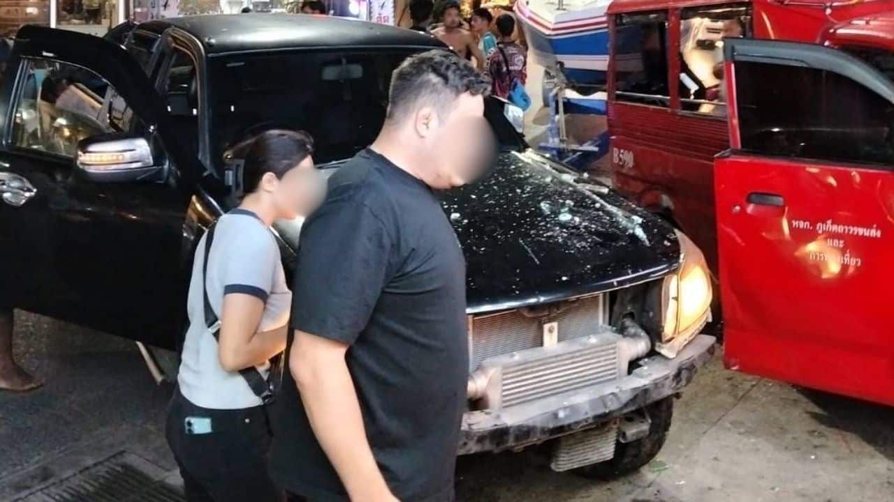 Six victims injured in Phuket road accident