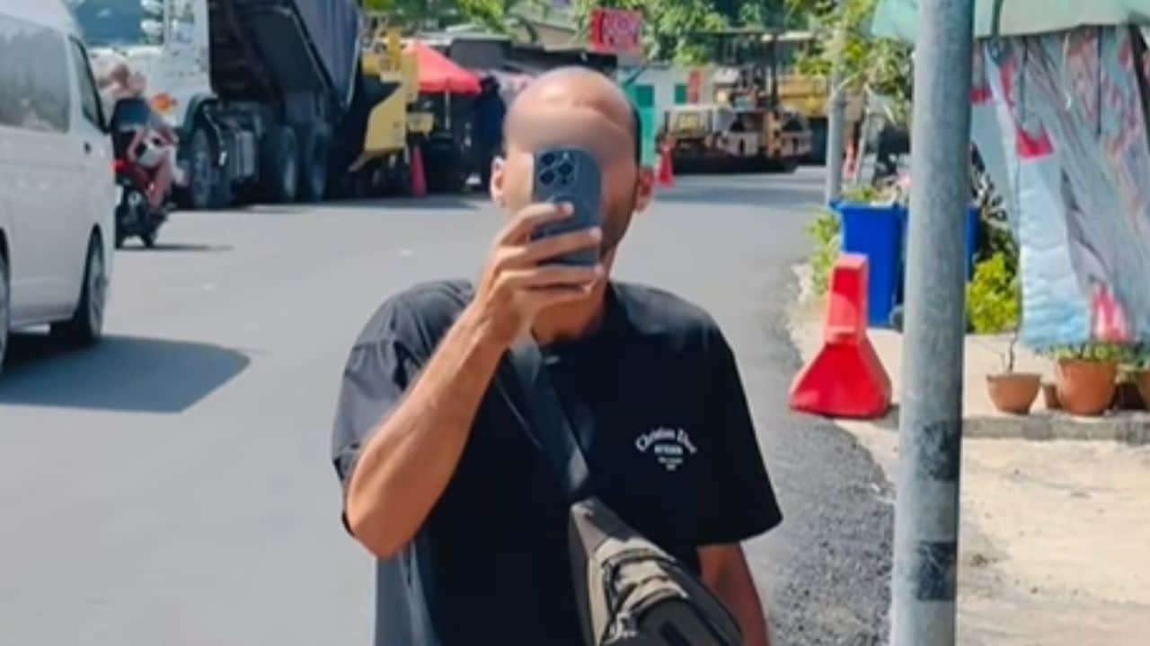 Thai man chases away Israeli man in Phuket