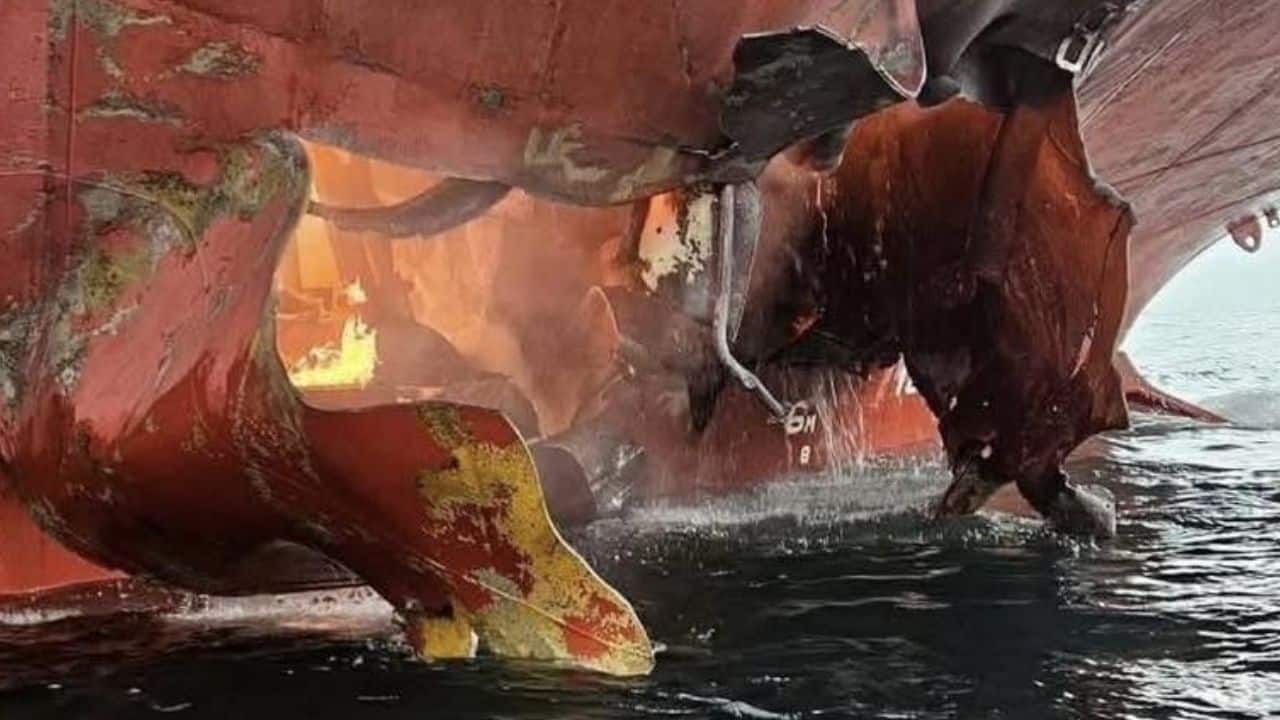 Crew wait for rescue after Thai cargo attacked in Arabian Sea