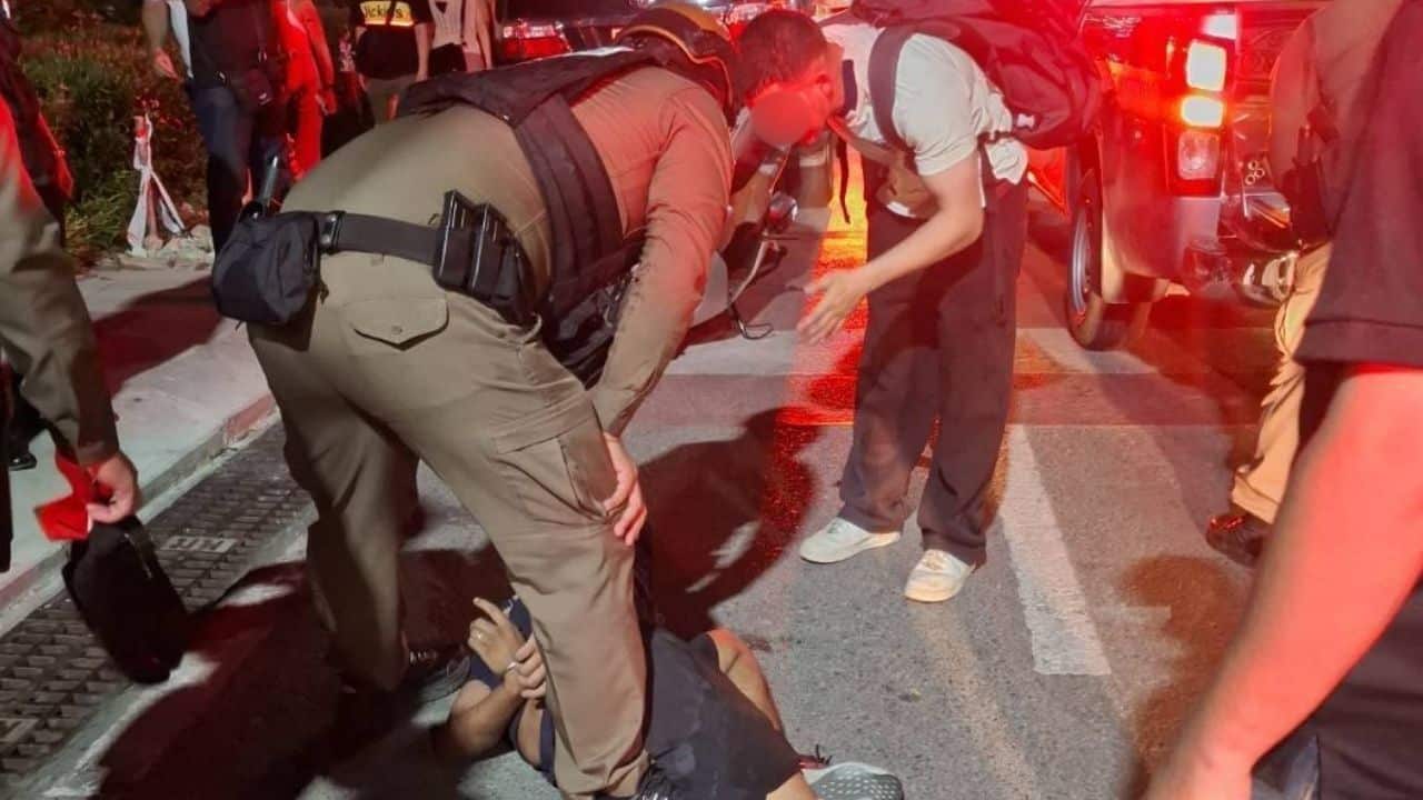 American man in Pattaya