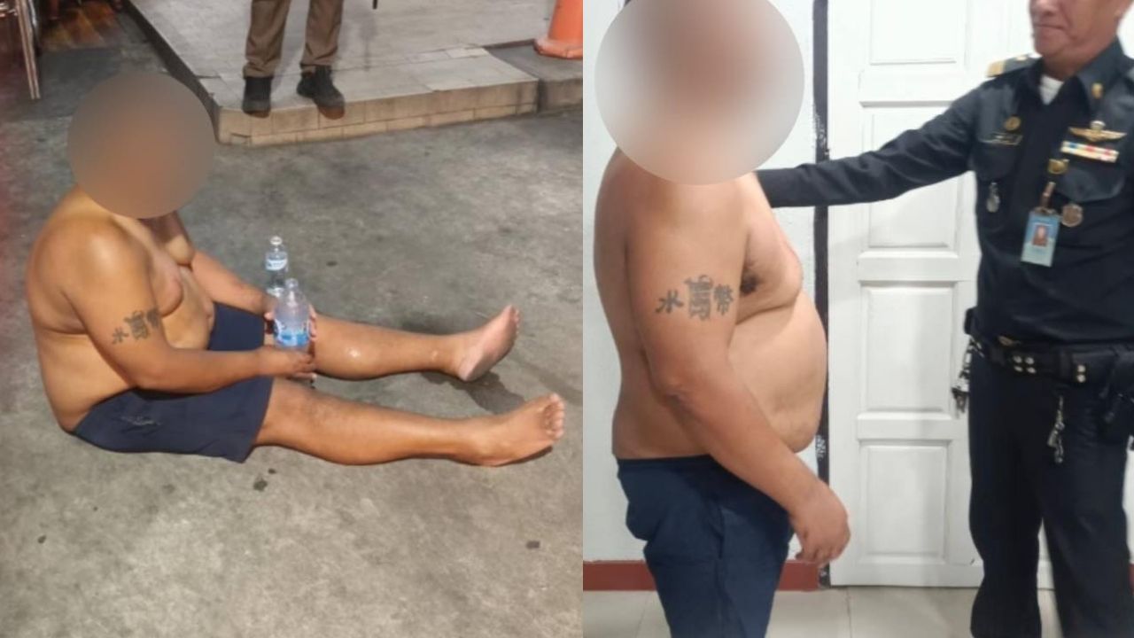 Naked foreign man Pattaya