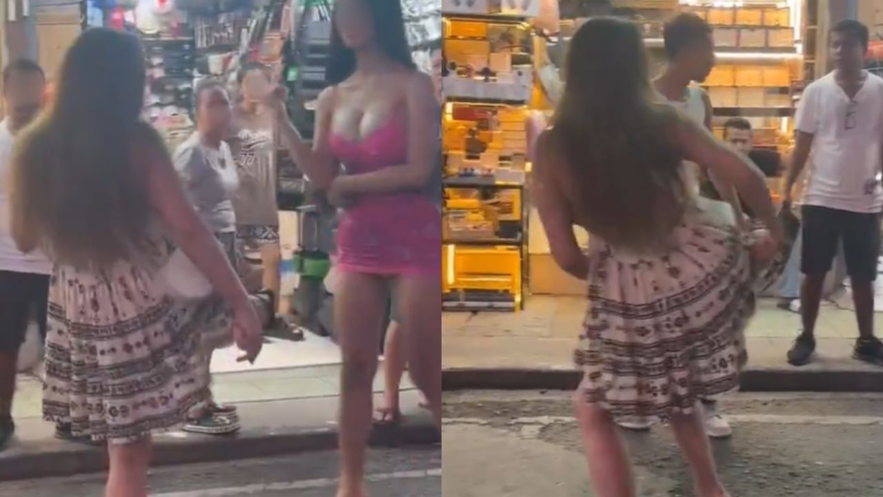 Phuket transwomen attack foreign woman