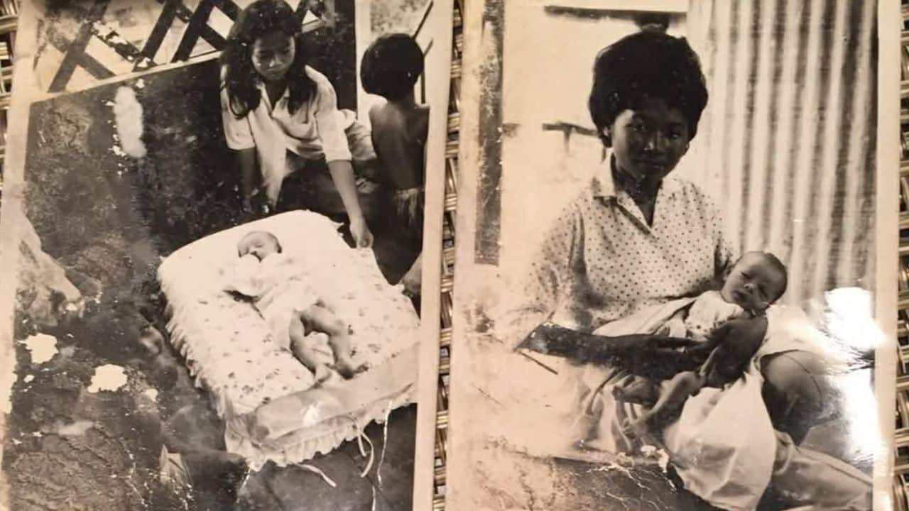 Foreigner uses old photos to search for wife and son