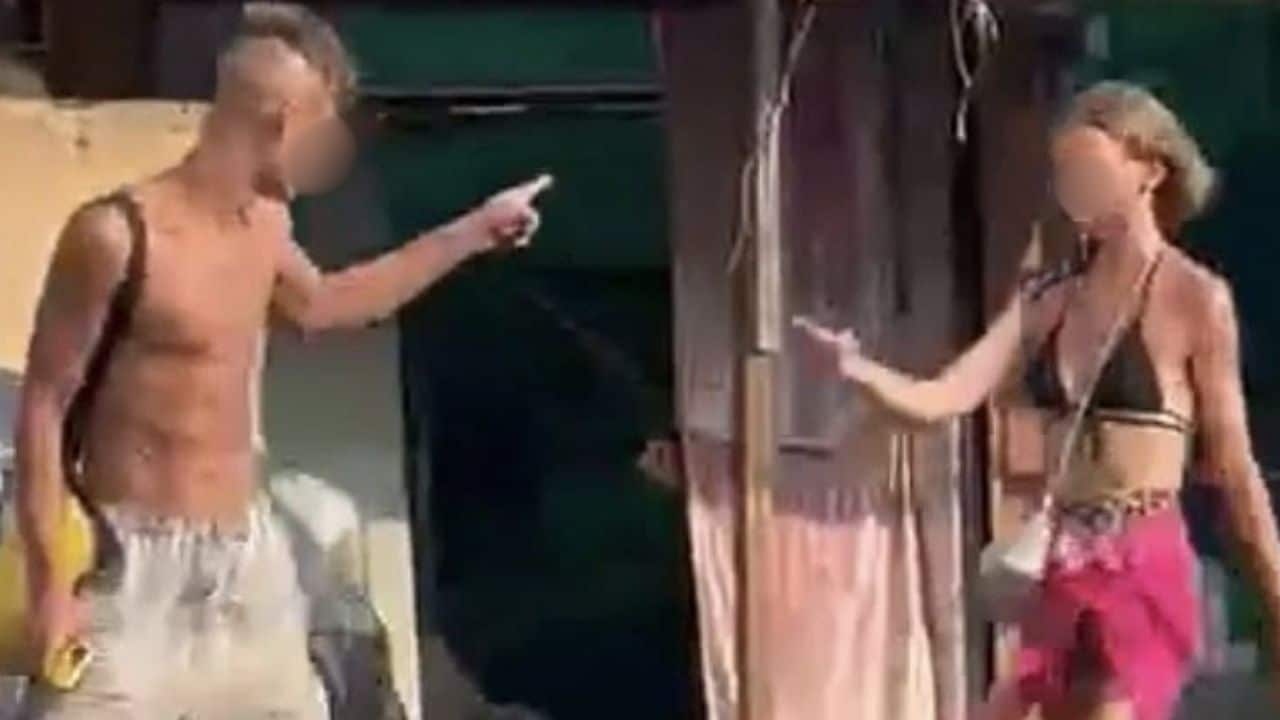 Foreign couple in Phuket