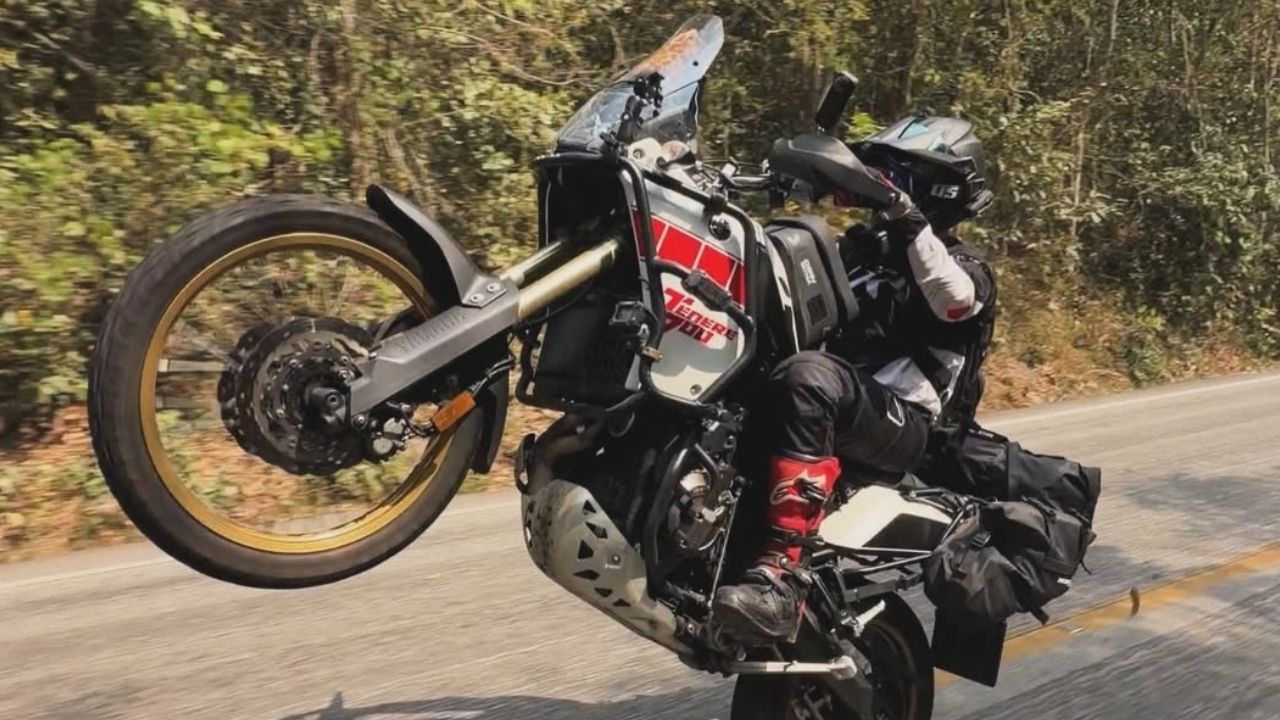 Canadian man damages rental motorcycle