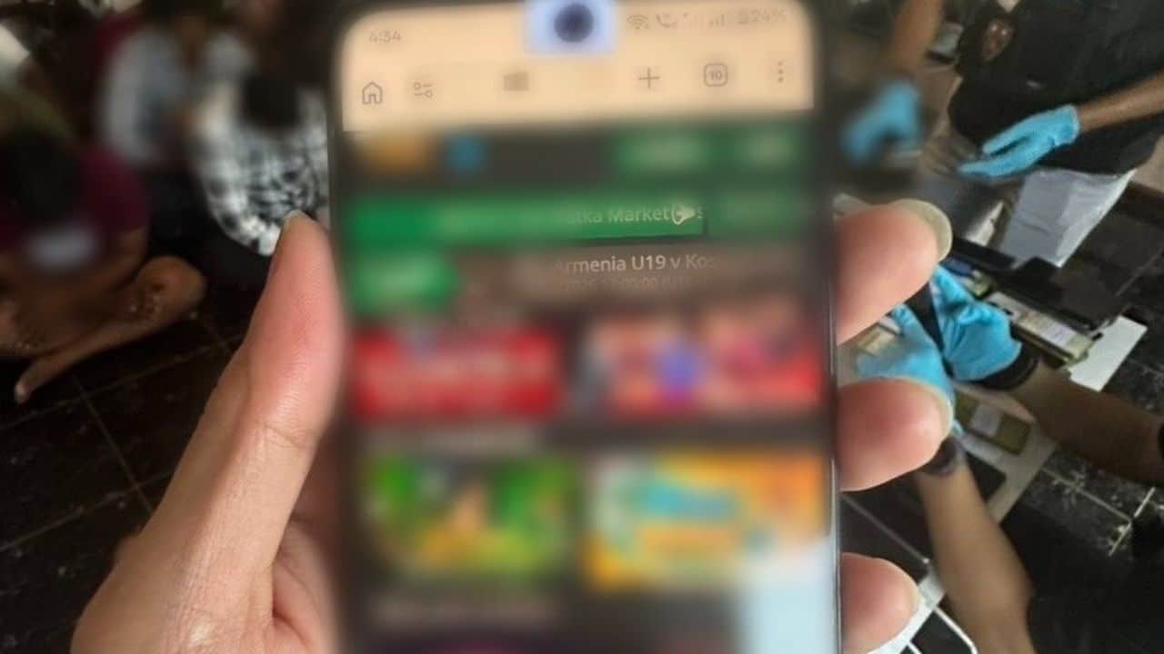 Pattaya police raid Indian-run gambling office