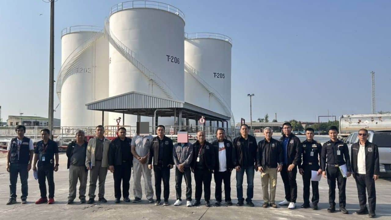 DSI seize illegal fuel in Saraburi