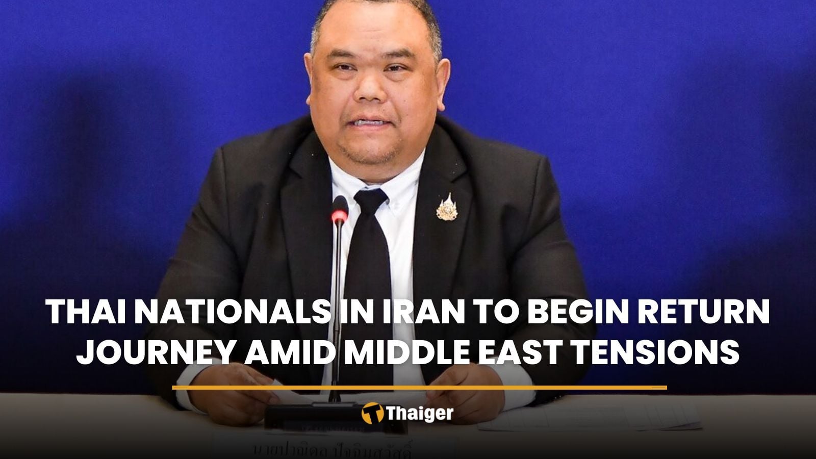 Thai nationals in Iran to begin return journey amid Middle East tensions | Thaiger