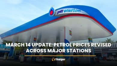 March 14 update: petrol prices revised across major stations | Thaiger