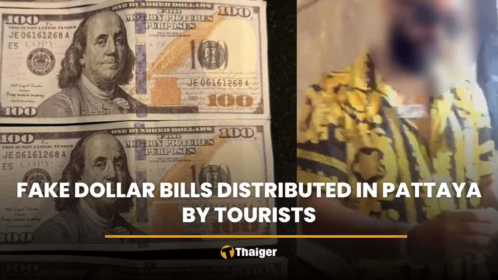 Fake dollar bills distributed in Pattaya by tourists | Thaiger