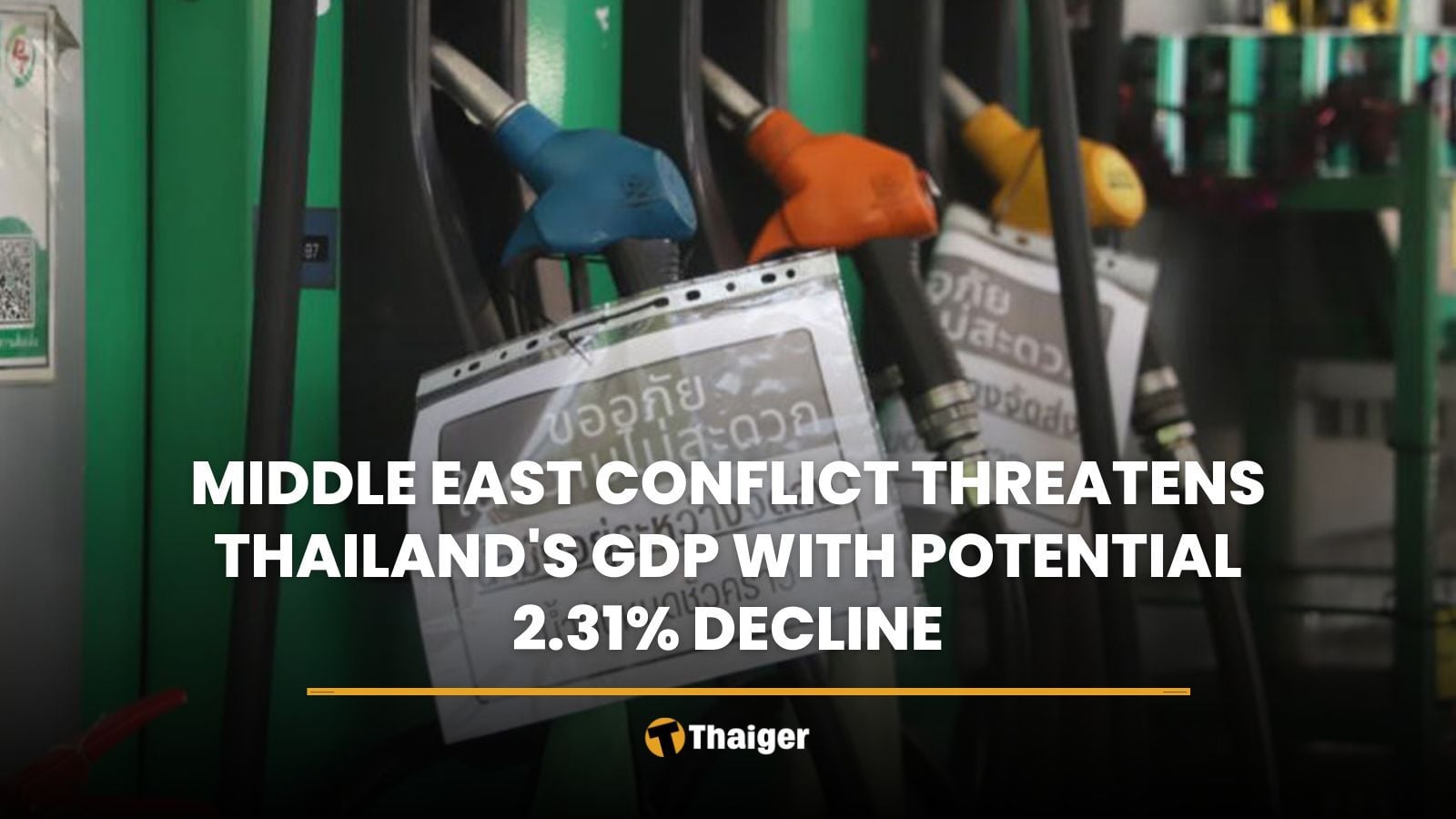 Middle East conflict threatens Thailand’s GDP with potential 2.31% decline | Thaiger