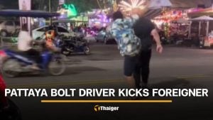 Pattaya Bolt driver caught on viral video kicking foreign man | Thaiger