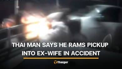 Thai man claims accident after ramming pickup into ex-wife and 7 others | Thaiger