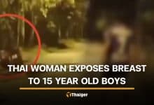 Thai woman allegedly exposes breasts to 2 teenage boys | Thaiger
