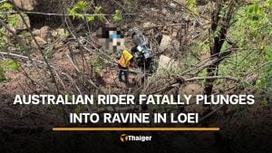 Australian motorcyclist dies after plunge into Loei roadside ravine | Thaiger