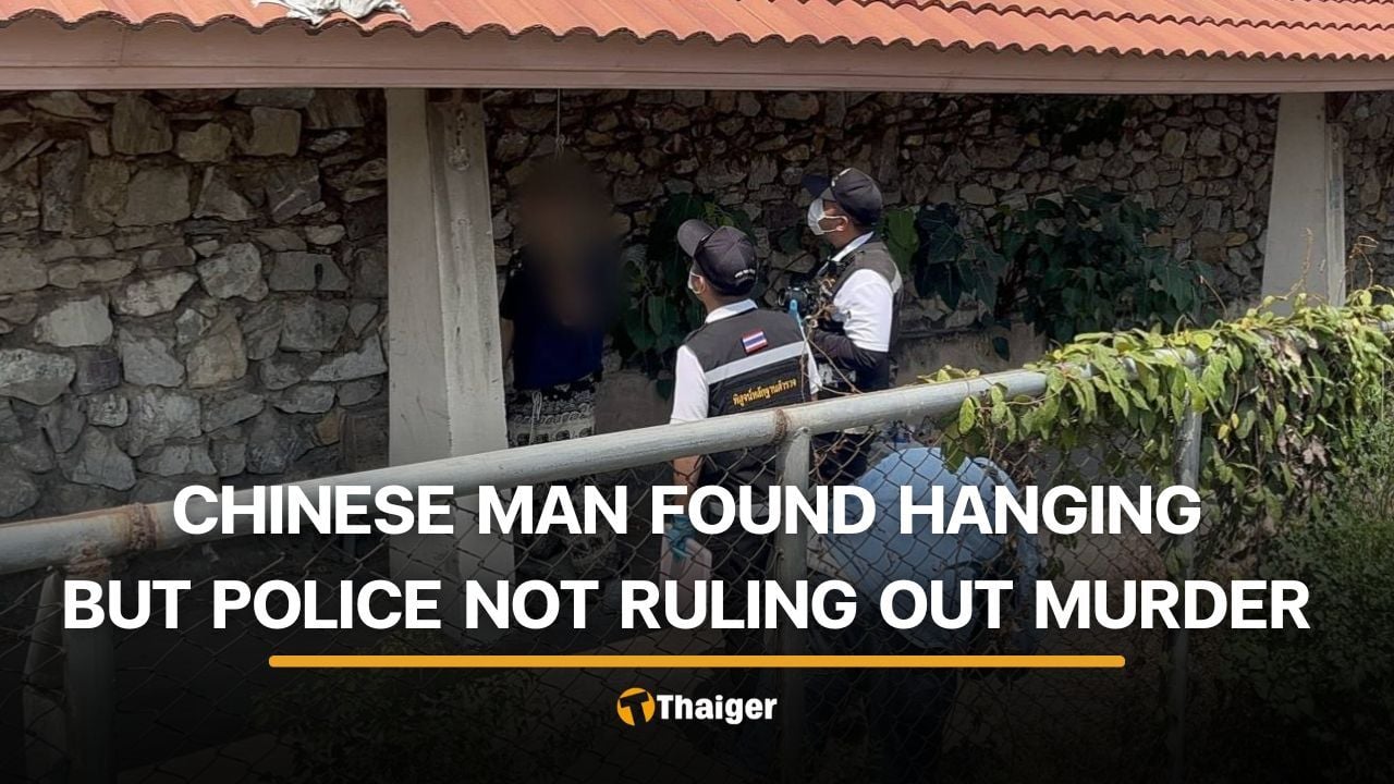 Chinese man found hanging in Chon Buri with wounds and stun gun marks | Thaiger