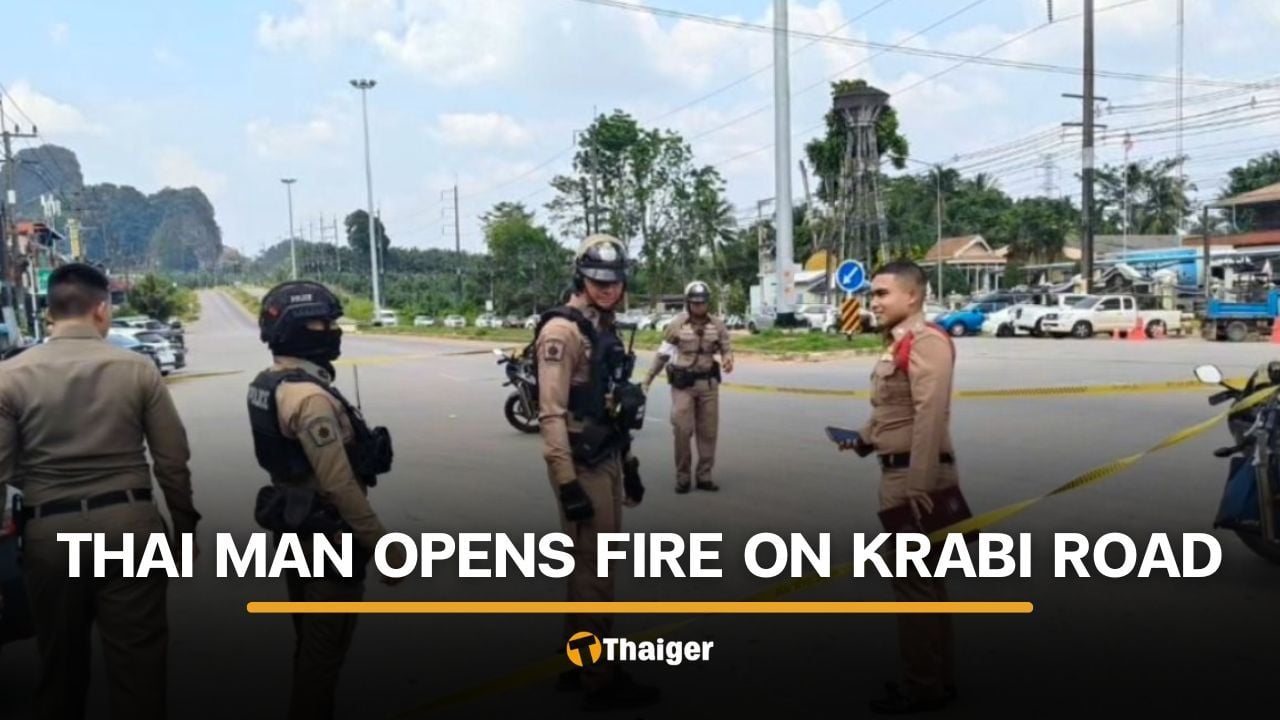 Thai man opens fire on Krabi road after seeing wife with another man | Thaiger