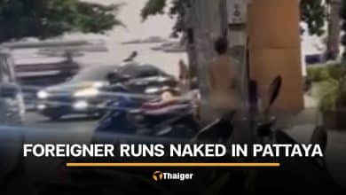 Foreigner filmed running naked on Pattaya beach road | Thaiger
