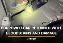 Thai man finds bloodstains in his car after lending it to friend | Thaiger