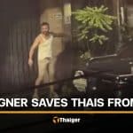 Foreign man praised for helping residents evacuate during fire | Thaiger