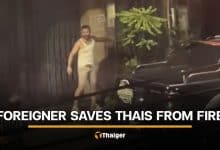 Foreign man praised for helping residents evacuate during fire | Thaiger