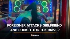 Foreign man assaults girlfriend and tuk tuk driver in Phuket | Thaiger