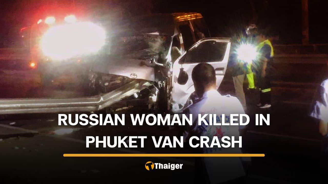 Phuket van crash kills Russian woman and injures 11 others | Thaiger
