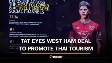 TAT explores West Ham partnership for next tourism push | Thaiger